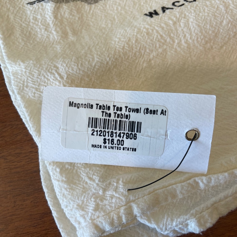 New Magnolia Tea Towels & Bags JoAnna Gaines Waco TX - Picture 15 of 16